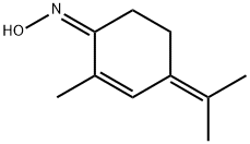 2-Cyclohexen-1-one,2-methyl-4-(1-methylethylidene)-,oxime,(Z)-(9CI) Structure