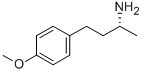 （R）-（-）-3-（4-甲氧基-苯基）-1-甲基丙胺, 66264-83-3, 结构式