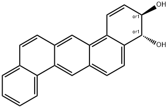 dibenz(a,h)anthracene-3,4-diol 结构式