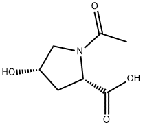 L-Proline, 1-acetyl-4-hydroxy-, cis- (9CI) Structure