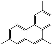 2,6,9-TRIMETHYLPHENANTHRENE, 66271-32-7, 结构式