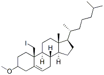 19-iodocholesterol 3-methyl ether Structure