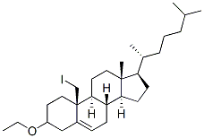 19-iodocholesterol 3-ethyl ether Structure