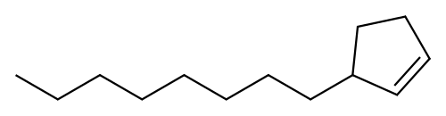 Cyclopentane, 2-n-octyl- 结构式
