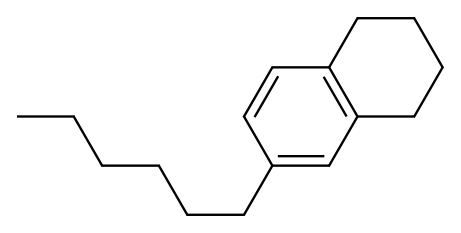 6-Hexyltetralin Structure