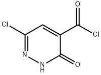 4-Pyridazinecarbonylchloride,6-chloro-2,3-dihydro-3-oxo-(9CI) 结构式