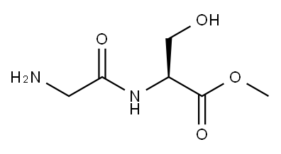 methyl glycyl-L-serinate 结构式