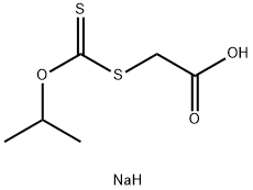 [Isopropoxy(thiocarbonyl)thio]acetic acid sodium salt 结构式