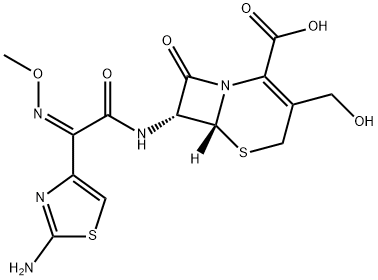 3-去乙酰基头孢噻肟, 66340-28-1, 结构式