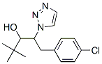 alpha-tert-butyl-beta-[(4-chlorophenyl)methyl]-1H-triazol-1-ethanol, 66346-04-1, 结构式