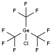Tris(trifluoromethyl)chlorogermane 结构式