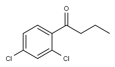 2,4-Dichlorobutyrophenone Structure