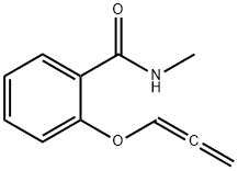 N-Methyl-2-(1,2-propadienyloxy)benzamide 结构式
