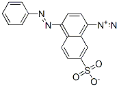 4-(phenylazo)-7-sulphonatonaphthalene-1-diazonium|