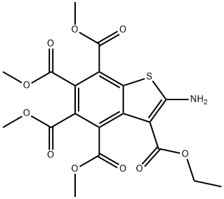 2-Aminobenzo[b]thiophene-3,4,5,6,7-pentacarboxylic acid 3-ethyl 4,5,6,7-tetramethyl ester|
