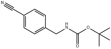 N-BOC-4-氨基甲基苯甲腈 结构式