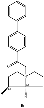 N-4-Phenylphenacyl ehliotridanium bromide 结构式
