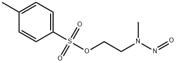 N-nitrosomethyl-(2-hydroxyethyl)amine 4-toluenesulfonate ester 结构式