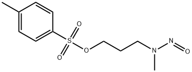 1-Propanol, 3-(methylnitrosoamino)-, 4-methylbenzenesulfonate (ester) 结构式