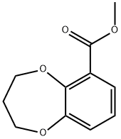methyl 3,4-dihydro-2H-benzo-1,5-dioxepin-6-carboxylate 结构式