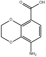 8 - 氨基-2,3 - 二氢苯并[1,4]二恶英-5 - 羧酸, 66411-22-1, 结构式