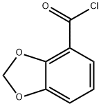 2,3-二氧亚甲基苯甲酰氯 结构式