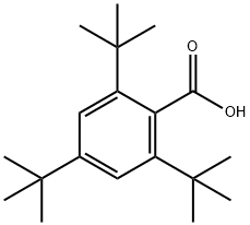 2,4,6-三叔丁基苯甲酸 结构式