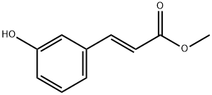 反式-3-羟基肉桂酸甲酯 结构式