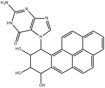 7-(7,8,9-trihydroxy-7,8,9,10-tetrahydrobenzo(a)-pyren-10-yl)guanine|