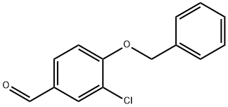 4-(BENZYLOXY)-3-CHLOROBENZALDEHYDE Structure