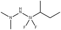 2-[Difluoro(1-methylpropyl)silyl]-1,1-dimethylhydrazine Structure