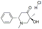 (2S,5S)-5-hydroxy-1,5-dimethyl-2-phenyl-piperidin-4-one hydrochloride|