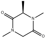 2,5-Piperazinedione,1,3,4-trimethyl-,(R)-(9CI) 结构式
