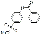 sodium benzoyloxybenzene-4-sulfonate 结构式