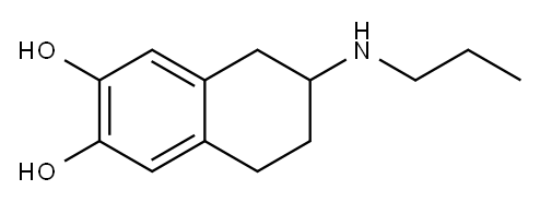 2-(Propylamino)-6,7-dihydroxytetralin Structure