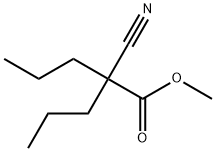 二丙基氰乙酸甲酯, 66546-92-7, 结构式