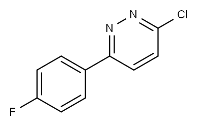 3-氯-6-(4-氟苯基)哒嗪, 66548-52-5, 结构式