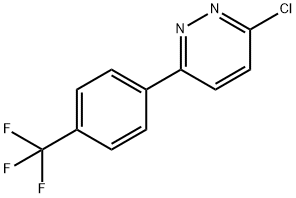 PYRIDAZINE, 3-CHLORO-6-[4-(TRIFLUOROMETHYL)PHENYL]- Structure