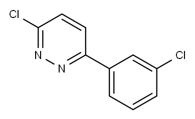 3-CHLORO-6-(3-CHLOROPHENYL)-PYRIDAZINE 结构式