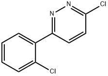 3-CHLORO-6-(2-CHLOROPHENYL)-PYRIDAZINE Structure