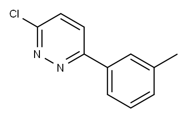 3-氯-6-(间甲苯基)哒嗪, 66549-34-6, 结构式