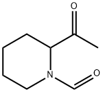 1-Piperidinecarboxaldehyde, 2-acetyl- (9CI) Structure