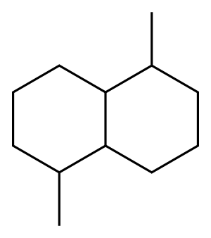 Decahydro-1,5-dimethylnaphthalene 结构式