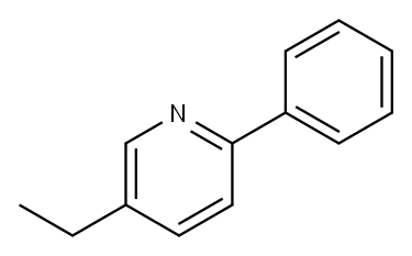 5-ethyl-2-phenylpyridine 结构式