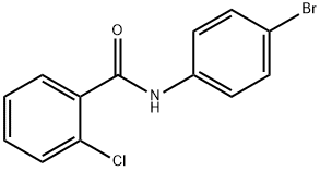 N-(4-溴苯基)-2-氯苯甲酰胺, 66569-05-9, 结构式