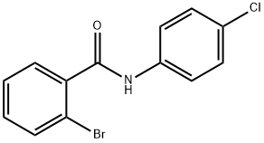 N-(4-氯苯基)-2-溴苯甲酰胺 结构式