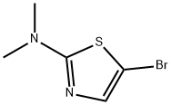 5-溴-N,N-二甲硫基唑-2-胺 结构式