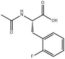 N-乙酰基-2-氟-DL-苯丙氨酸, 66574-84-3, 结构式