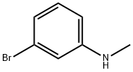 3-溴-N-甲基苯胺, 66584-32-5, 结构式