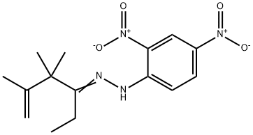 2,4-dinitro-N-(4,4,5-trimethylhex-5-en-3-ylideneamino)aniline 结构式
